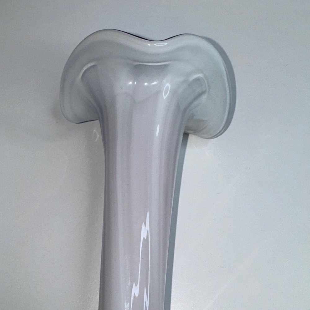 Vintage Style Jack in the Pulpit Art Glass Vase Calla
Lily Purple Green - Picture 10 of 17